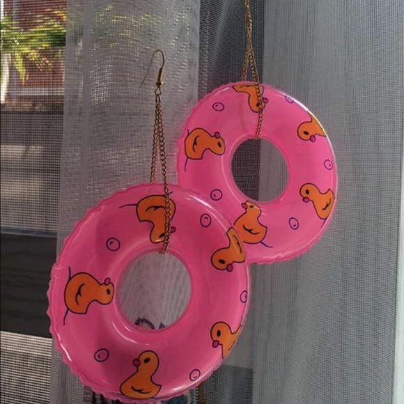 New cute pink pool floats duck - Picture 2 of 3